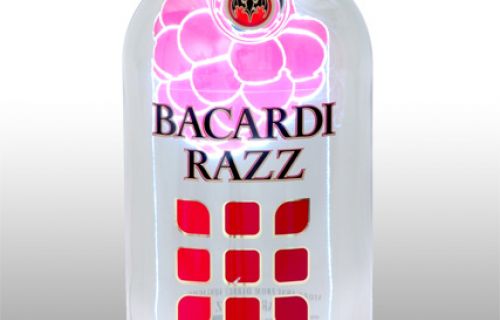 Leucht-Display für Bacardi Razz